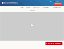 Tablet Screenshot of cruiseportrotterdam.com